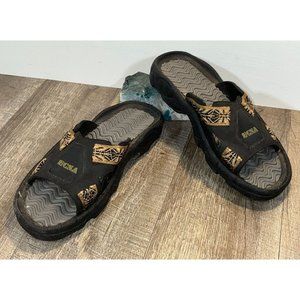 ECSA * Rugged Hiking Sandal * Black/Olive * Men's Size 9